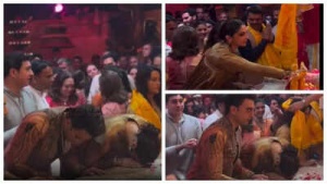 Ranveer Singh Debuts Clean-Shaven Look After 'Dhurandhar' Wrap, Joins Deepika Padukone for Ganesh Chaturthi Prayers: See the Photos
