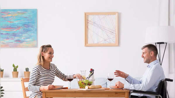 Person setting boundaries