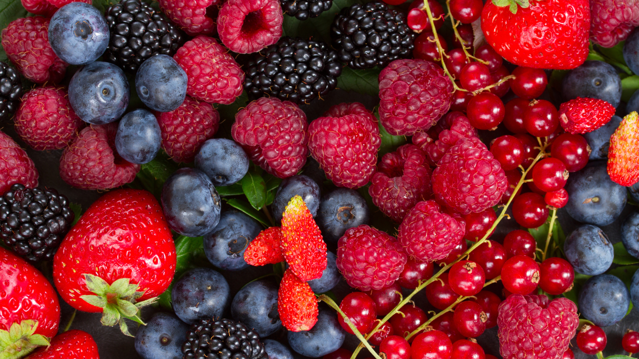 Delicious and healthy berries.